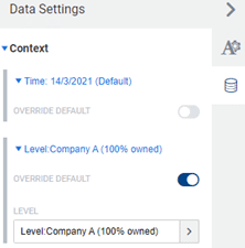 Adaptive Planning dashboard view settings